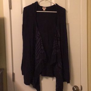 Blue Patterned Cardigan